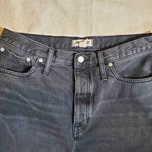Madewell Cropped Balloon Jean Black wash Size 31P - Picture 9 of 16